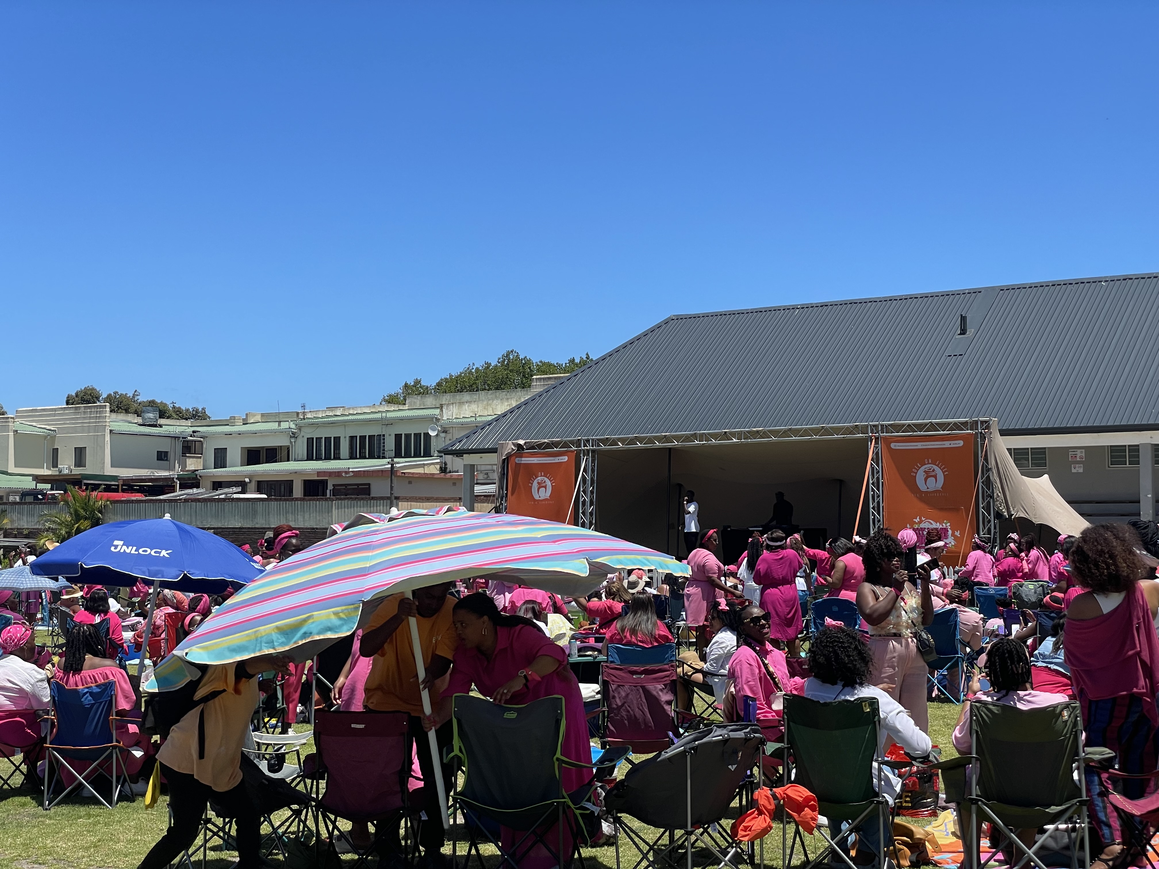 Outdoor stage production Cape Town corporate